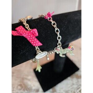 Girls Charm Bracelet Lot Paris Eiffel Tower Unicorn Bow Heart JoJo Claire's #469